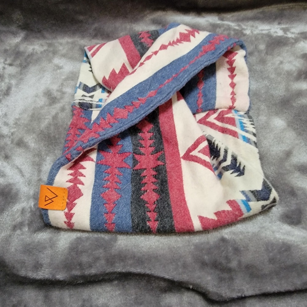 Wanderer Infinity Scarf/Hat Womens OS Multicolor Excellent SW Geometric M931